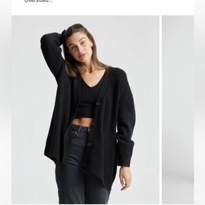 Quince Mongolian Cashmere Oversized Boyfriend Cardigan Sweater, NWOT , Various